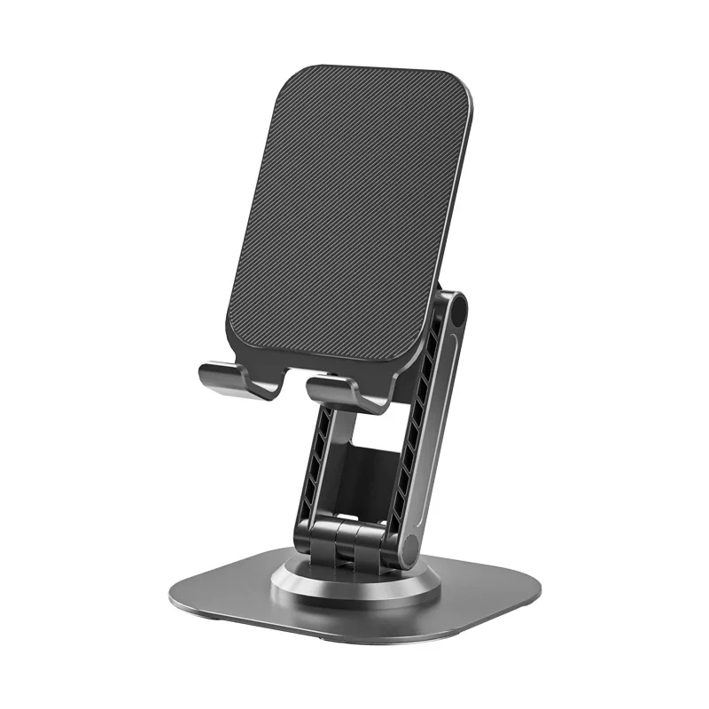 Opvouwbare metalen mobiele telefoonhouder, desktop tabletstandaard voor iPad, iPhone 17-12, Samsung, bureauhouder, verstelbare smartphonehouder