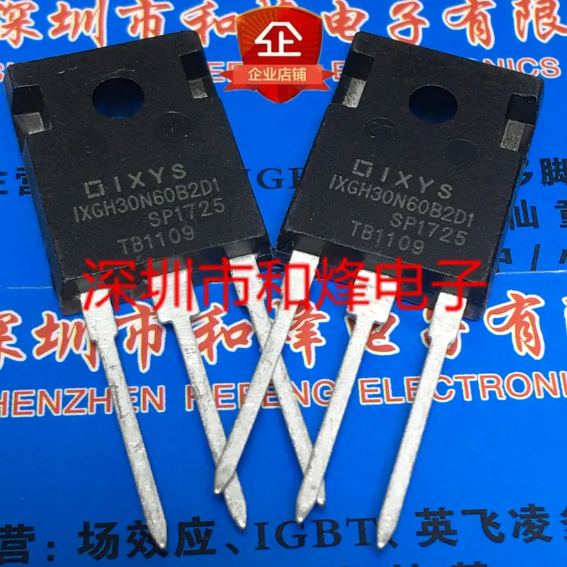 5PCS-10PCS IXGH30N60B2D1 TO-247 600V 30A NEW AND ORIGINAL ON STOCK