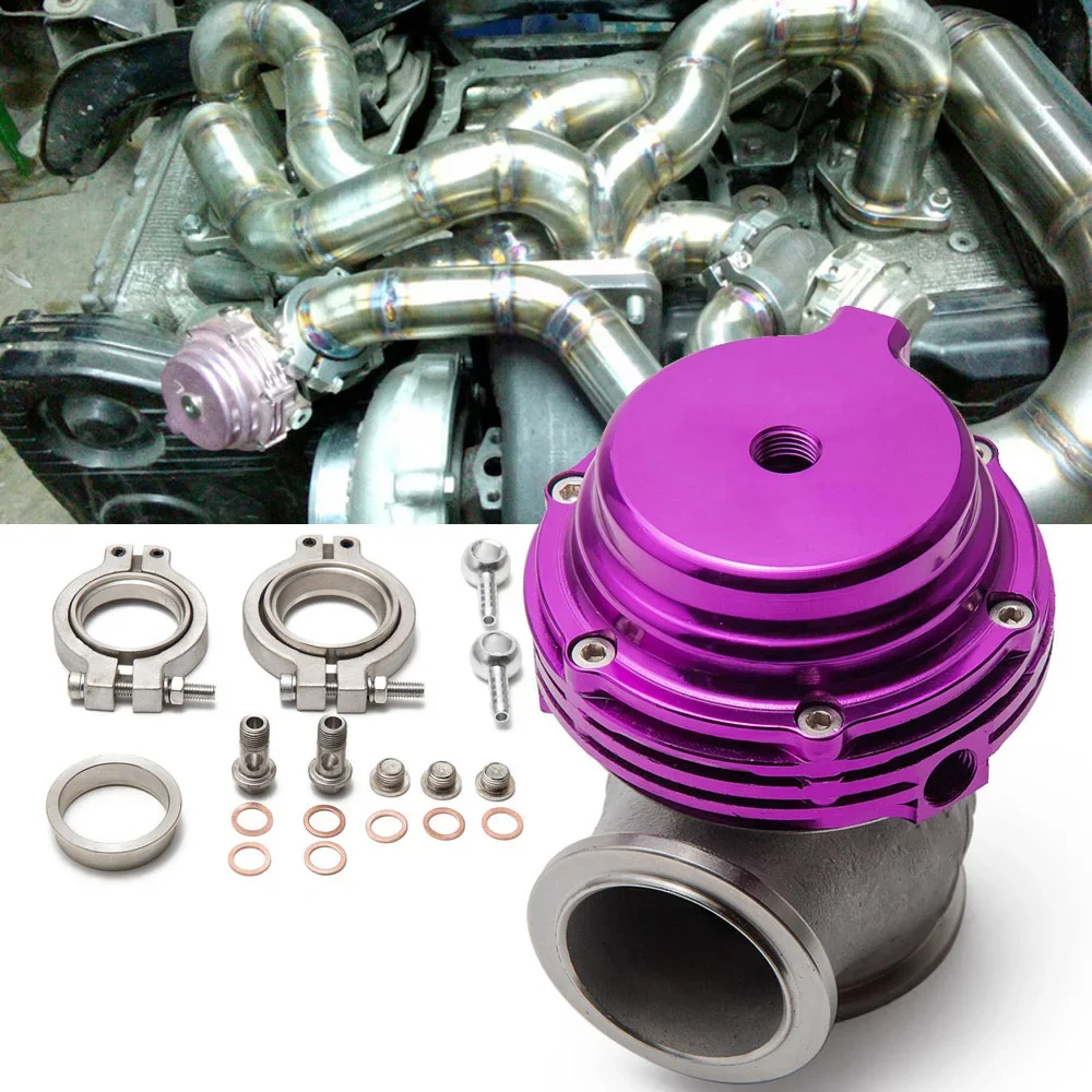 38mm Wastegate Aluminiowa górna stalowa taśma V Zewnętrzna brama odpadowa doładowania Turbo Kolektor Akcesoria samochodowe