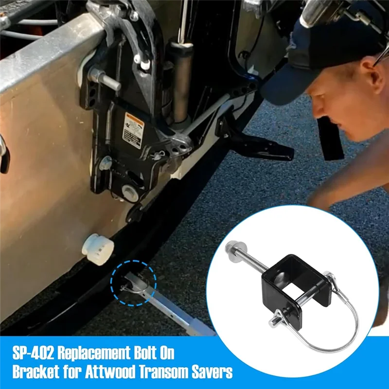 

Transom Bolt Bracket Bolt-On Bracket For Transom Saver Boat U-Bracket Transom Bolt For Attwood Transom Savers