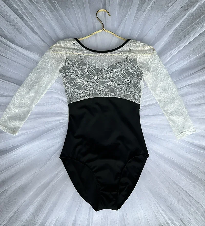 الكبار الباليه ملابس رقص الجمباز جودة عالية طويلة الأكمام ممارسة الرقص زي أنيق الجمباز الباليه المعطف النساء #1