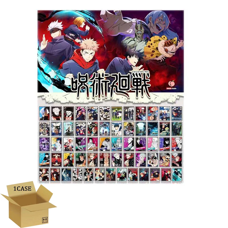 Wholesales Jujutsu Kaisen Collection Card Booster Box JINGUO STUDIO A4 Artist Collection Card 1Case Playing Cards