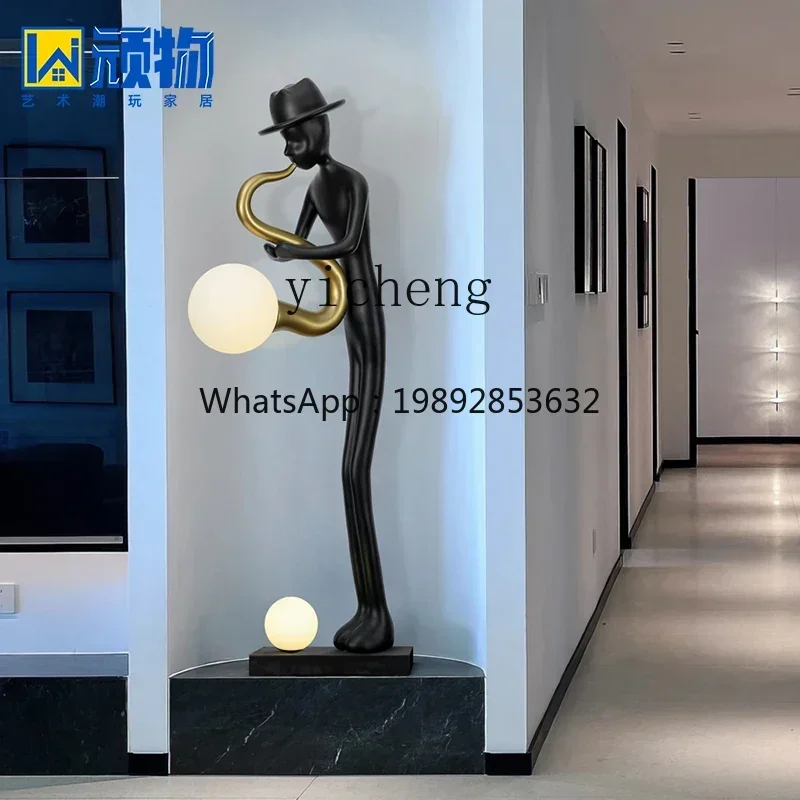 a7 Nordic welcome humanoid sculpture art ornament TV porch decoration creative landing