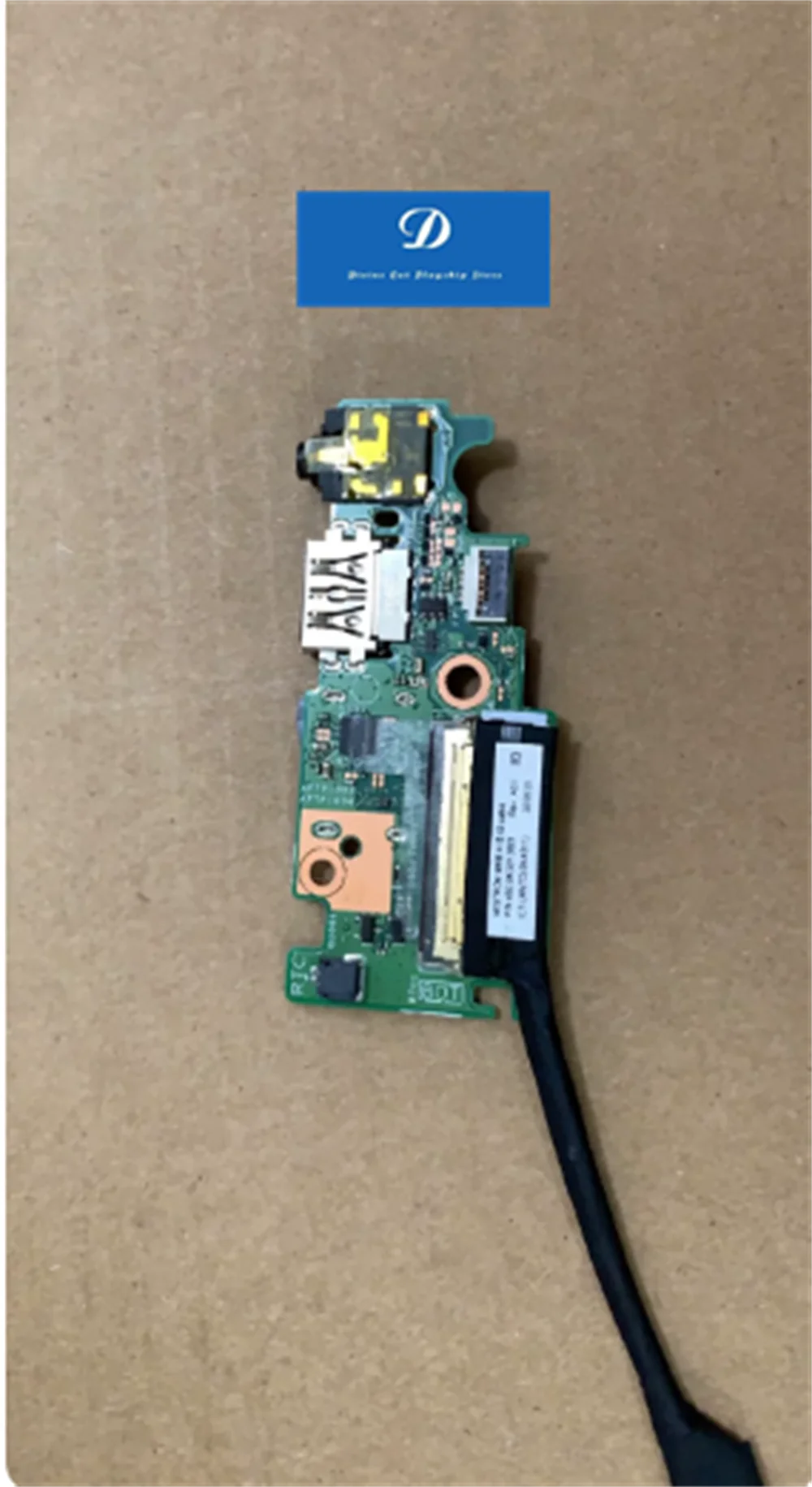 FOR Dell Vostro 7500 7501 USB Audio IO Board with Cable 0TR90K