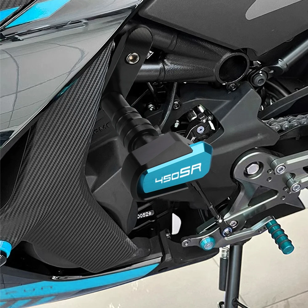 ل CFMOTO 450SR 450SS 450 SR SS 2022 2023 2024 محرك غطاء للحماية الإطار المتزلجون تحطم وسادة السقوط معدات الحماية أجزاء #6