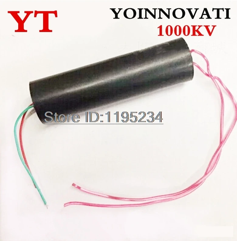 1pcs/lot 1000KV high voltage generator high voltage inverter transformer pulse high voltage module Best quality