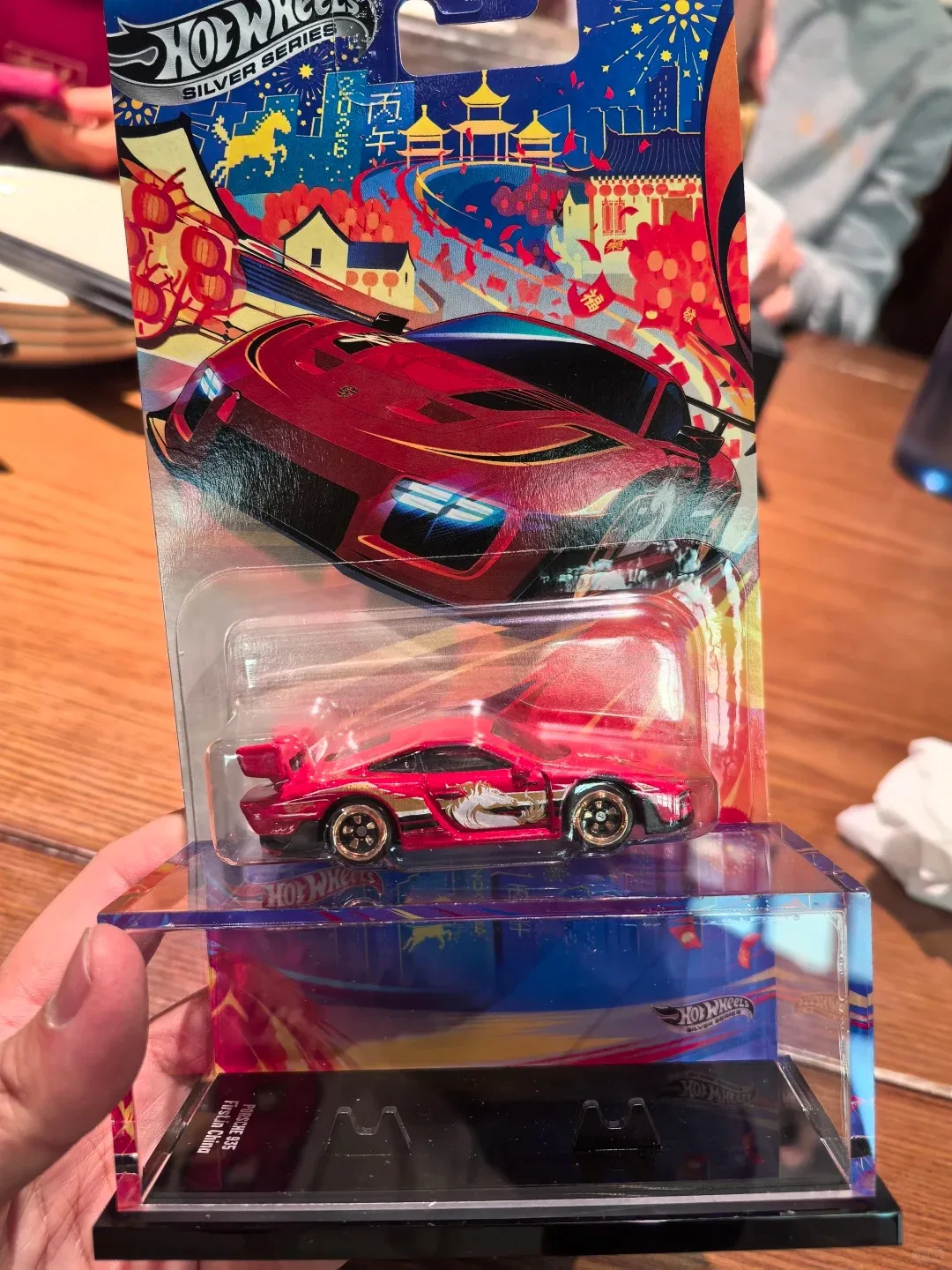 1/64 Hot Wheels JNF49-LA10 2026 Anno cinese del cavallo Edizione limitata Pressofuso Modello Porsche 935 Collezione Auto a sorpresa