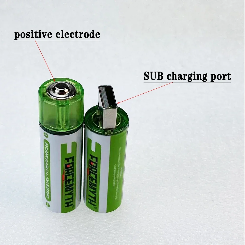 Batterie au lithium aste USB pour jouets télécommandés, tension constante, grande capacité, 1.5V, 1800mWh, Ion Eddie