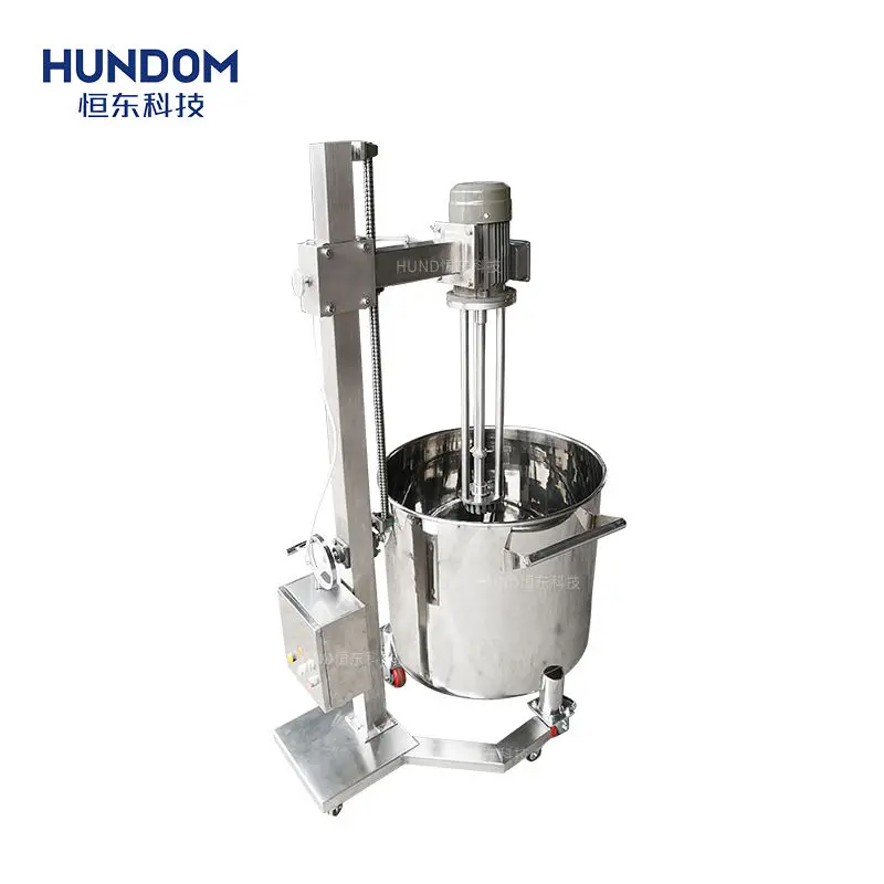 High Shear Mixer Homogenizer Industrial Paint Oil Chemical Emulsifier Mixer Machine For Lifting Frame Mixing Tank