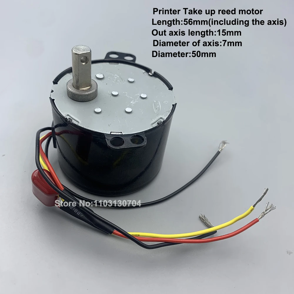 1PC Roland Printer Take Up Reel Motor Rewinder Servo Motor for Mimaki JV33 JV300 Sunika Wit color Plotter Auto Reel Motor Engine