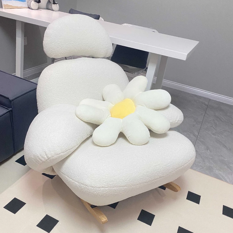 Global Air Freight Living Room Balcony Leisure Lazy Sofa Light Luxury Bedroom Recliner Nordic Rocking Chair Housewarming Gift