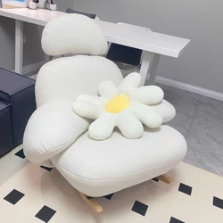 Global Air Freight Living Room Balcony Leisure Lazy Sofa Light Luxury Bedroom Recliner Nordic Rocking Chair Housewarming Gift