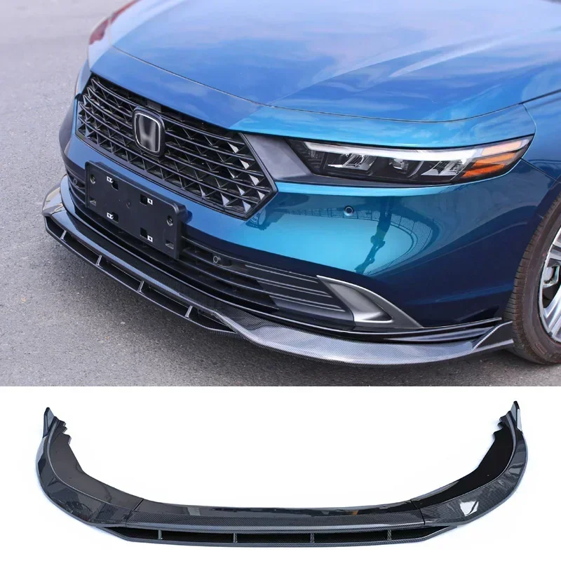 New！ Front Bumper Spoiler for Honda Accord 11th Generation 2023 UP Front Skirts Splitter Car Body Kit Accessories