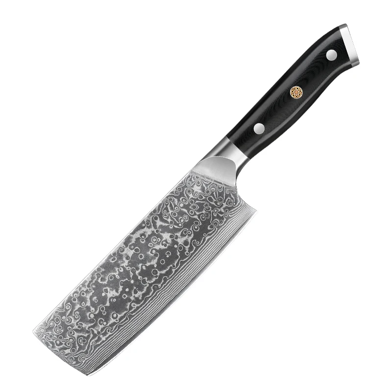 

7 inch Slicing knife 67 Layer Damascus Steel Chef's Knife Kitchen Professional Meat Cutting Vegetable Knife Cooking Tools