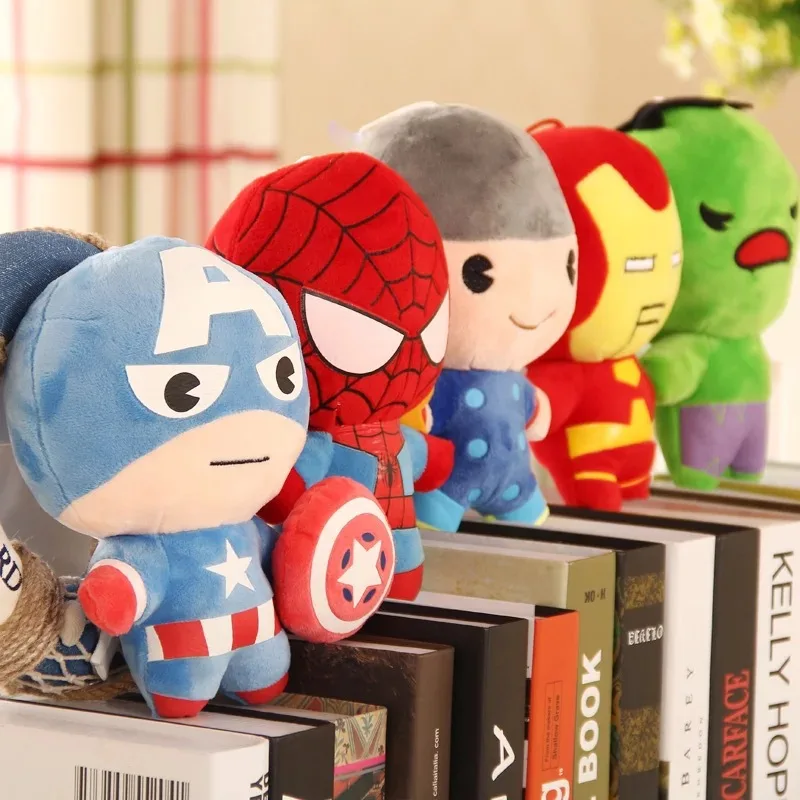 New model Avengers Doll Avengers League League Captain America Spider-Man Plush Toy Boys Birthday Gift