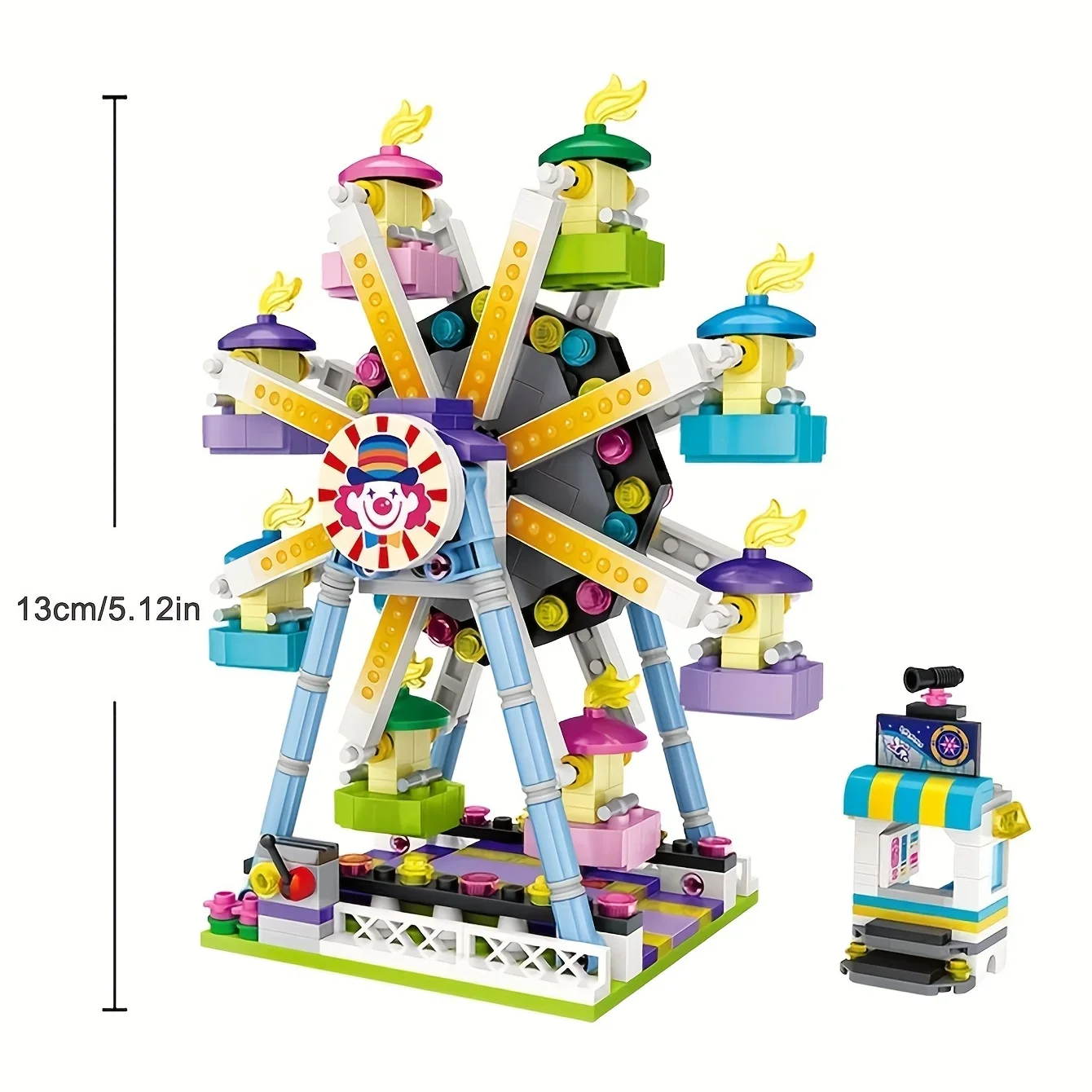 LOZ Playground Ferris Wheel Mini Building Blocks For Birthday Gift Indoor Decoration To Exercise Hands-on Ability Brick for Toys