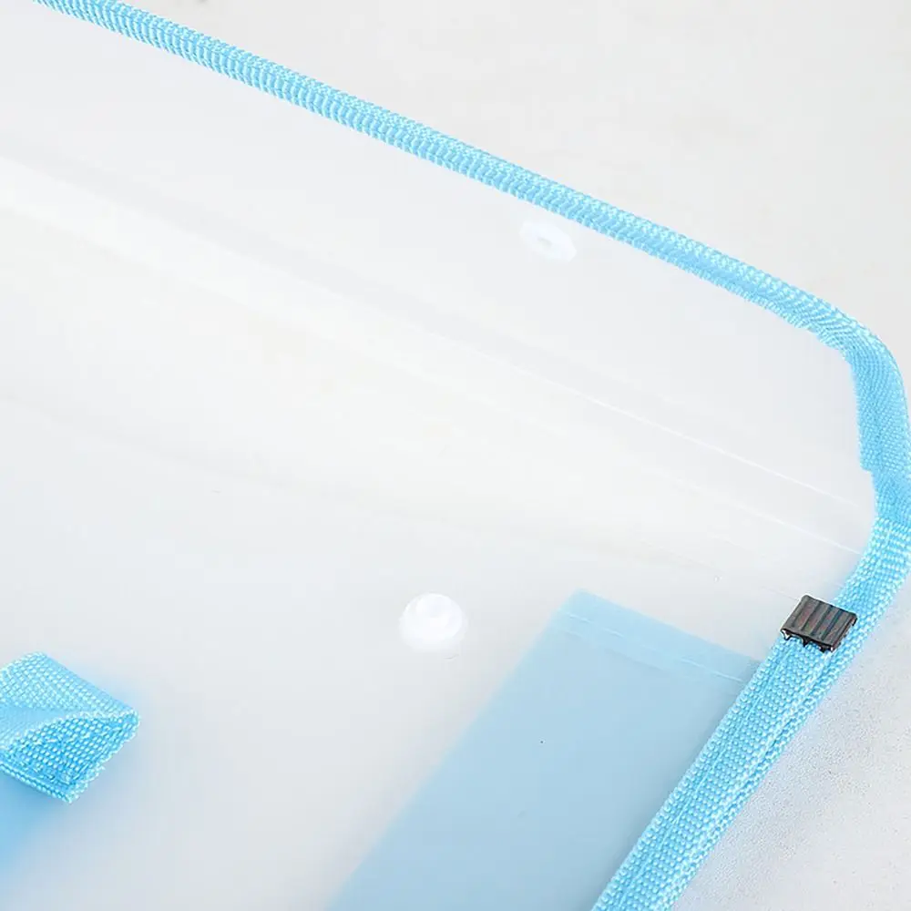 Zipper Storage Bags Portable Transparent Large Capacity Art Bag Waterproof Durable Document Bag Homework