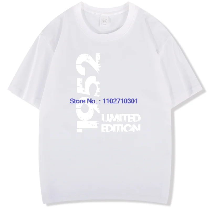 ولد في عام 1952 موضة هدايا عيد الميلاد تي شيرت قطن جديد قمصان وتي شيرت تي شيرت بلايز الصيف للجنسين ملابس الشارع الشهير تي شيرت #6