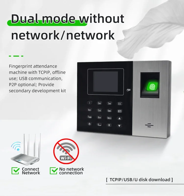 008 001 Cloud Based Real Time Download Upload Time Recording Biometric Attendance Machine With Fingerprint