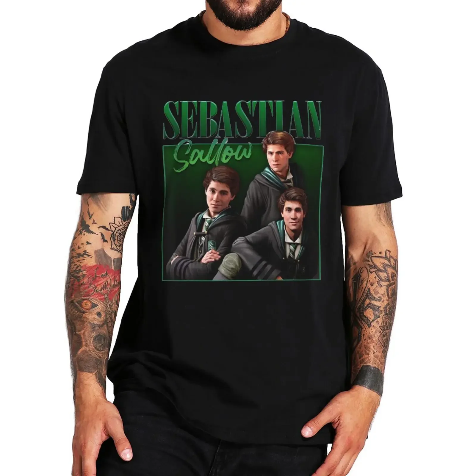 Sebastian Sallow T Shirt 2023 Video Game Fans Gift Tshirts For Men Women EU Size 100% Cotton Unisex O-neck Summer Tee Tops