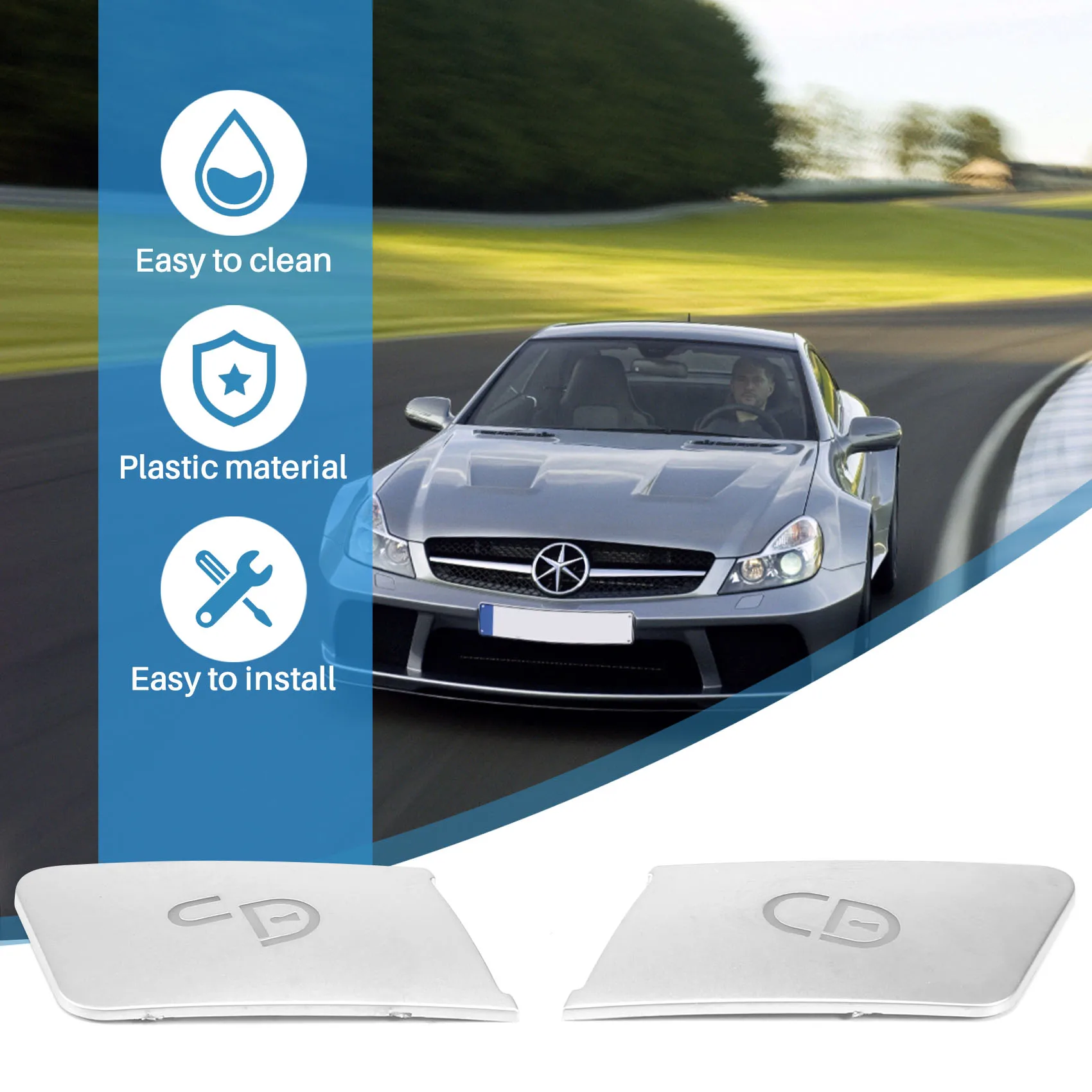 4Pcs Car Door Unlock Buttons Sequins Decoration Cover Trim For Mercedes Benz Gla Cla Glk Gle Cls Ml Gl A B C E Class