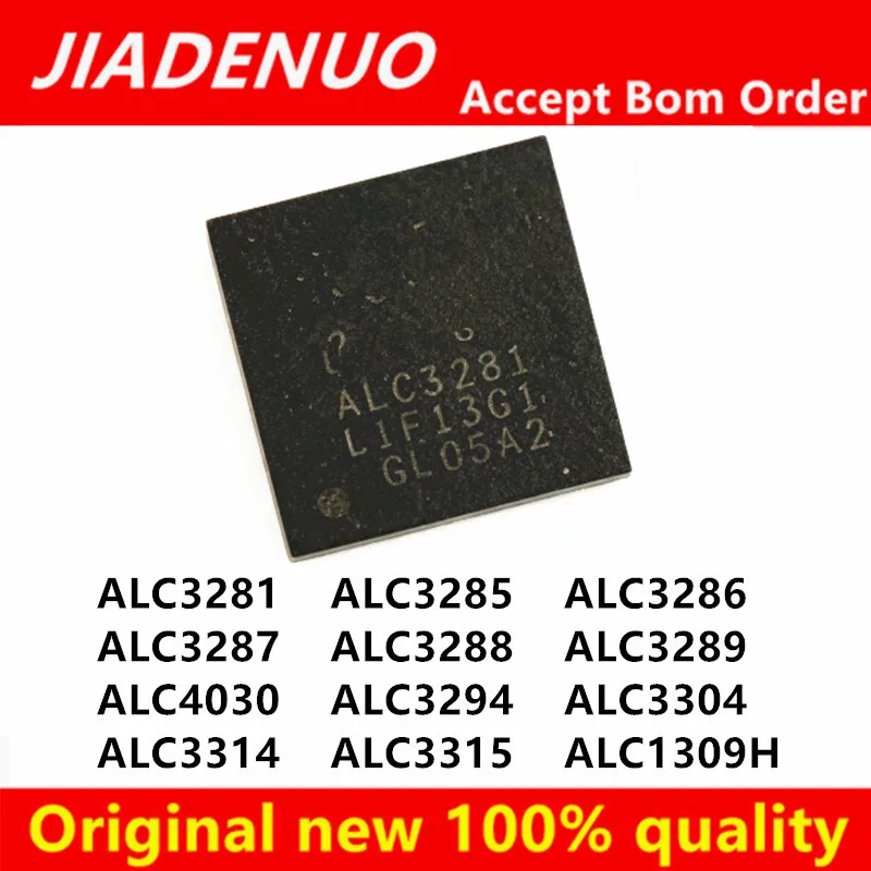 1Pcs 100% New ALC3281 ALC4030 ALC3294 ALC3304 ALC3314 ALC3315 ALC1309H ALC3285 ALC3286 ALC3287 ALC3288 ALC3289 QFN Chipset