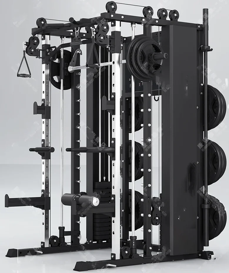 Multi-Functional Smith Machine, Gantry Fitness Equipment, Comprehensive Trainer, Home Squat Bench Press