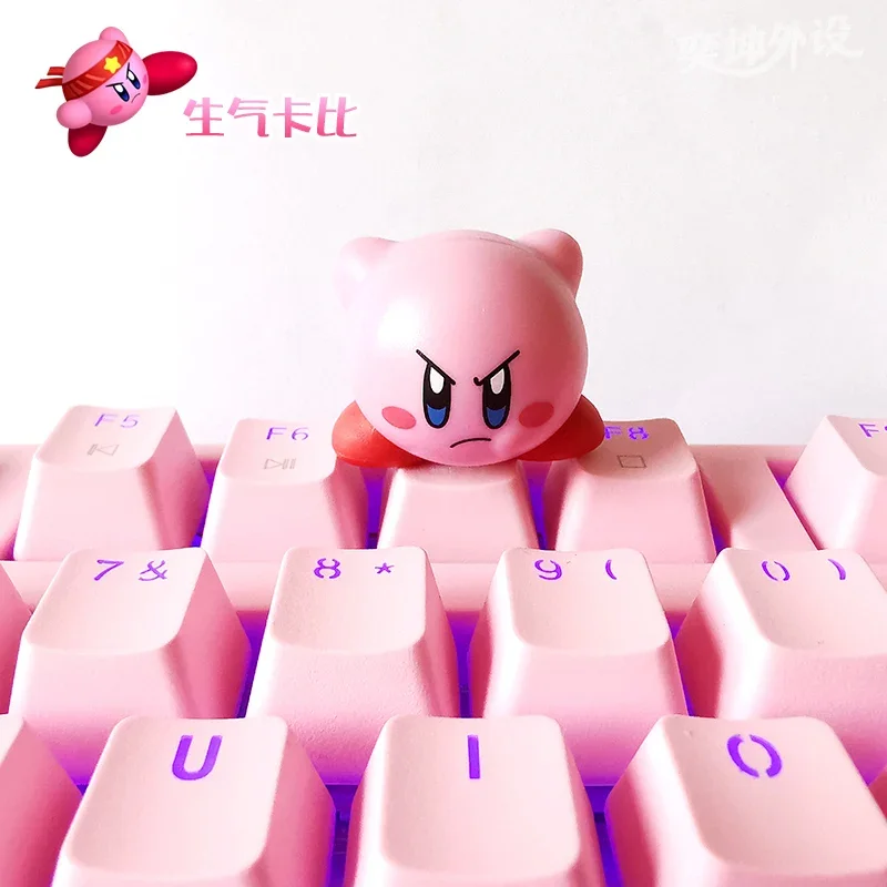 Kawaii Kirby Keycaps, Anime tridimensionnel, Périphérique créatif, Commutateur MX, Clavier mécanique Keycaps, Ornements décoratifs, Cadeau