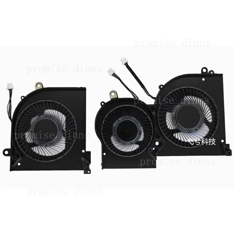 M  For MSI GS65VR P65 MS-16Q4 16Q5 8RF 8RE Laptop CPU GPU Cooling Fan DC 5V