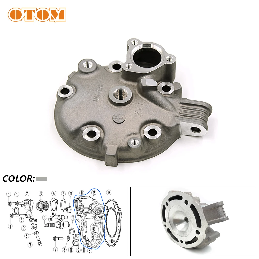 

Motorcycle Cylinder Piston Head Top End Kit Cover Diecasting For YAMAHA DT230 LONCIN MT250 TSE250 2 Stroke Off Road 250cc Engine