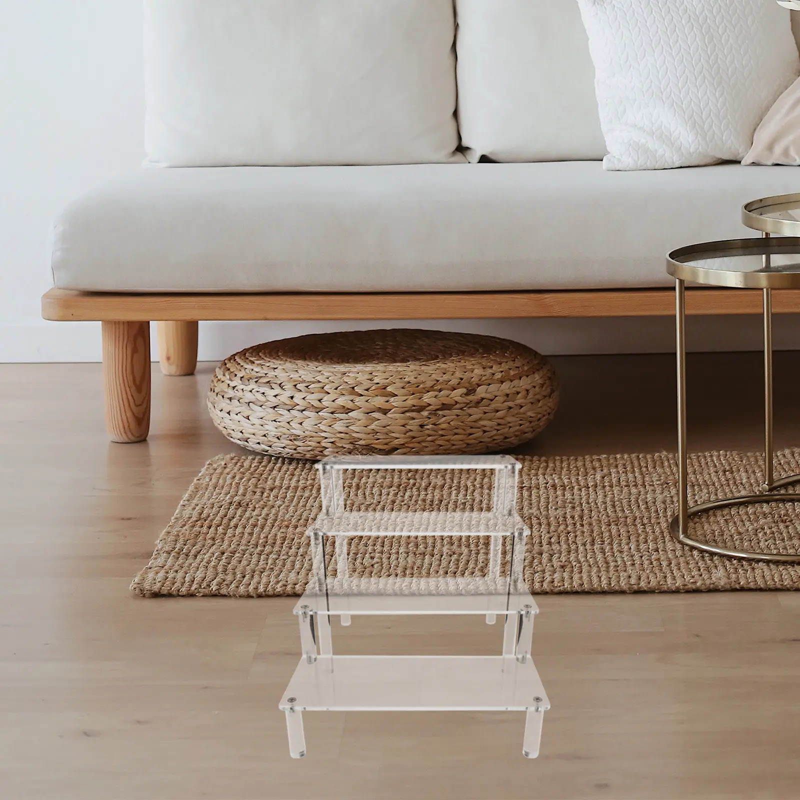 

4-уровневая прозрачная акриловая подставка для коллекционных фигурок, стеллаж для хранения, акриловая витрина-органайзер, декоративная полка для дома