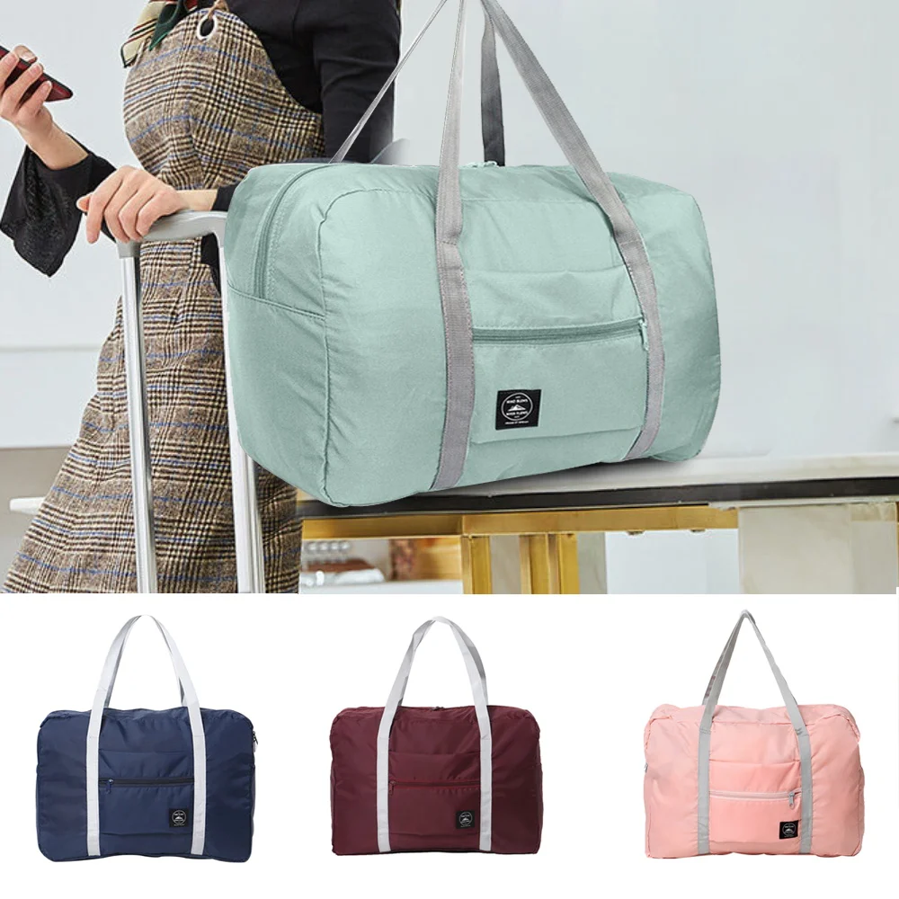 Bolsa de viaje Unisex para acampar al aire libre, bolso impermeable de gran capacidad, organizador de equipaje, bolsos plegables de moda, accesorio