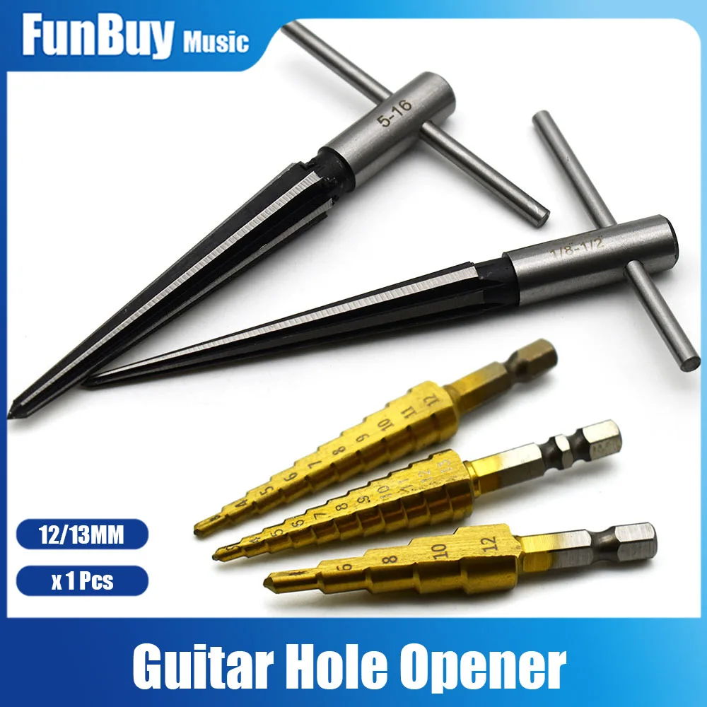 3-13MM 5-16MM Reamer for Guitar Pickup Equalizer or Guitar Peg Machine Head Installing Luthier Tool Parts