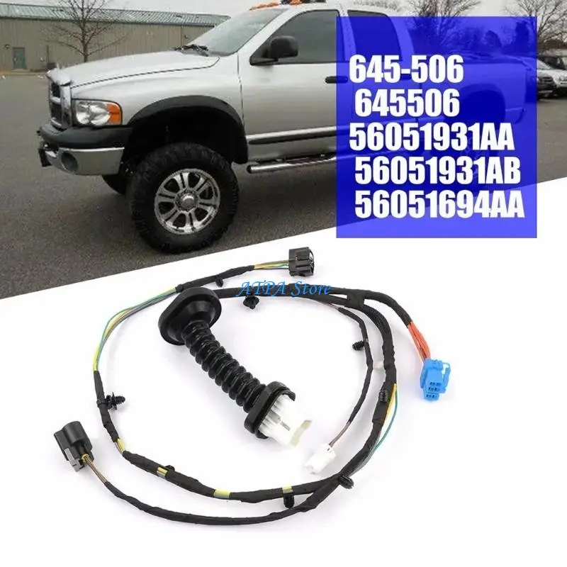 

U13C 56051931AA Rear Door Wire Harness with Connectors For 1500 2500 3500 4500 645506