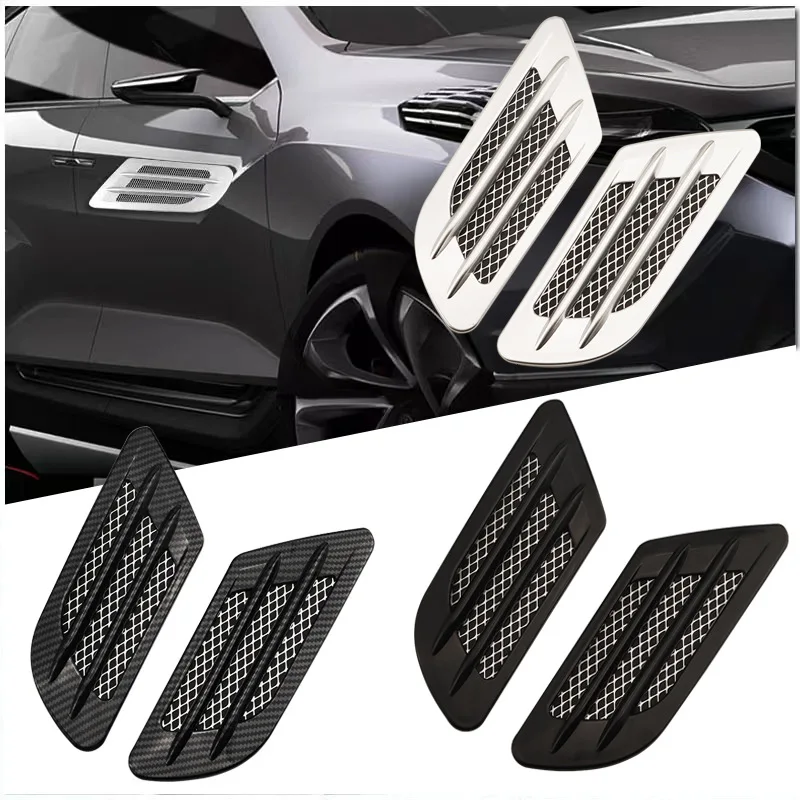 Shark gill simulation air outlet side air outlet engine hood decoration air inlet car modification sticker
