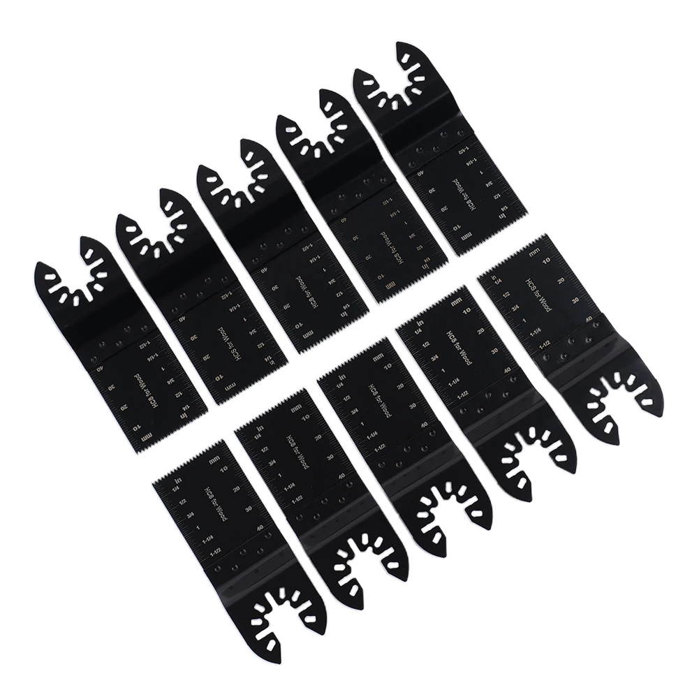 Oscillating Multi Tool Blades Multitools Multi Cutter Blade 10pcs Black Blade Cutter Light Equipment For Cutting