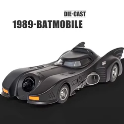 1:18 1989 Batmobile Die-cast Car with Batman Figure, Toys for Kids and Adults , Black