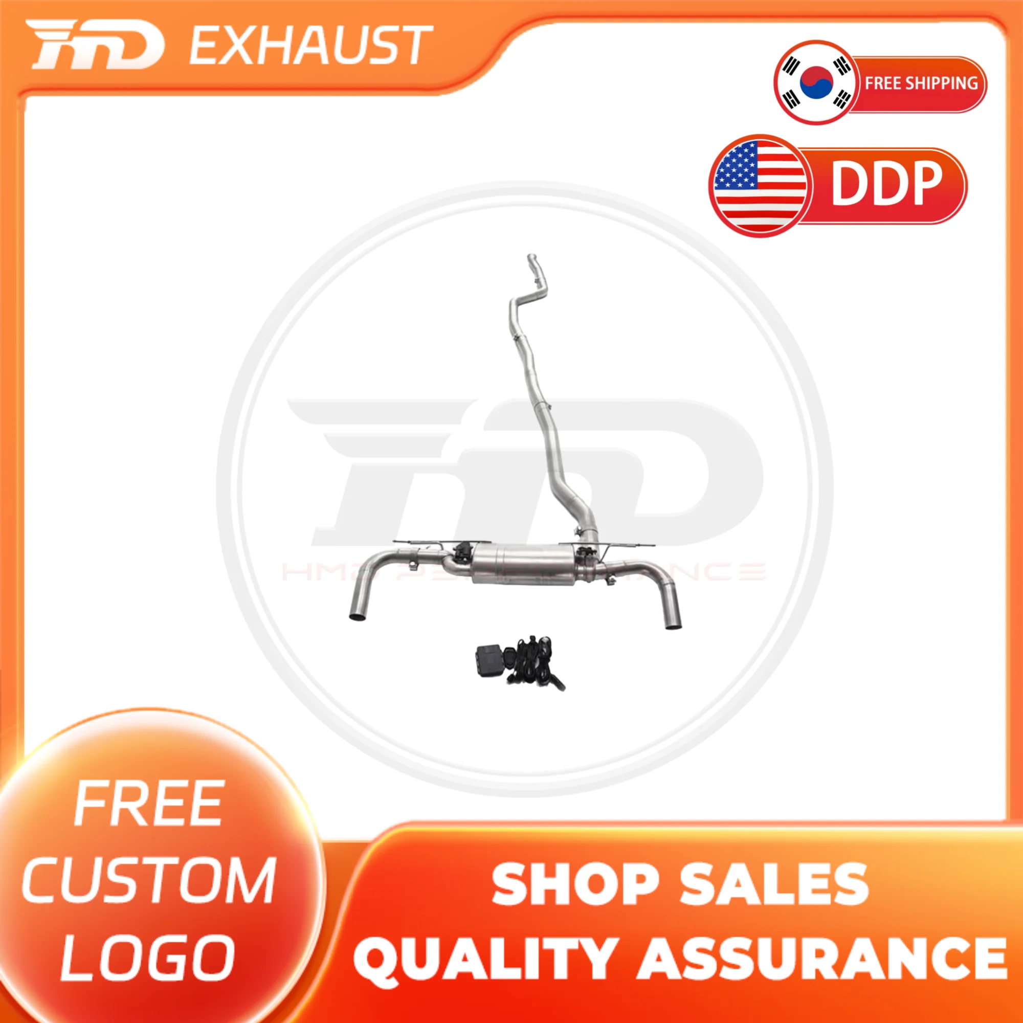 

HMD Exclusive Customization Stainless Steel Exhaust System For BMW 740Li G12 Performance Catback With Electronic Valve Muffler