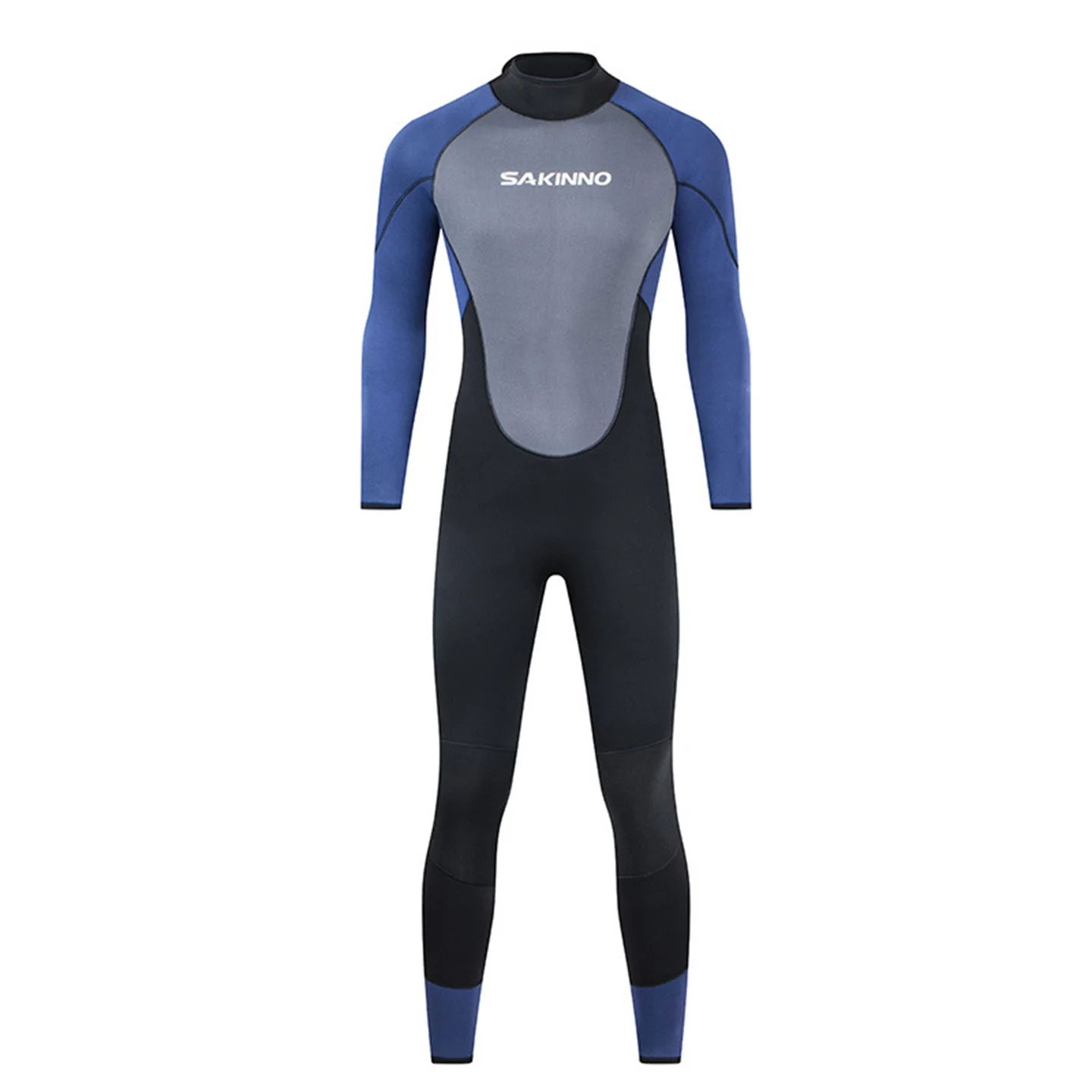 Muta in Neoprene da 5MM muta da sub monopezzo con cerniera posteriore a maniche lunghe da uomo per il surf, lo Snorkeling, il costume da bagno termico invernale