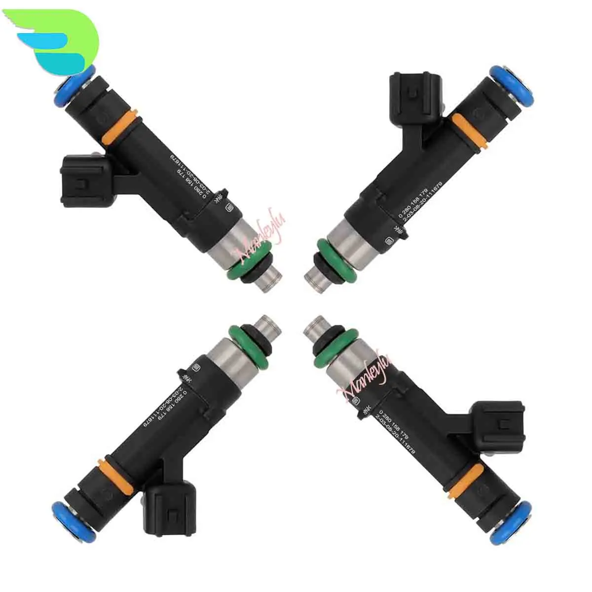 

0280158179 8S4Z9F593A 4X Fuel Injector for FORD FOCUS 2.0L L4 2000-2013