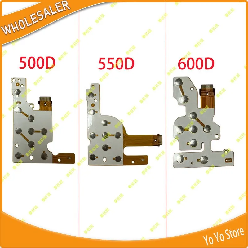 1PC For Canon EOS 500D 550D 600D Key Function Board Operation Cable Flex Part