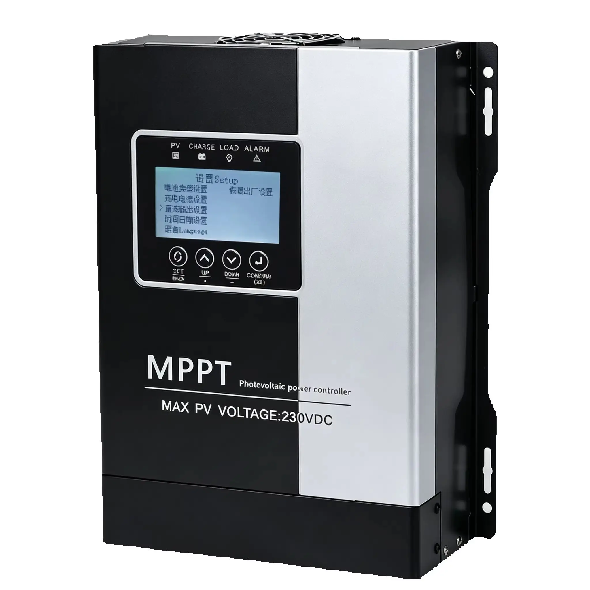 MPPT Solar Charge Controller 30A/60A/120A  Auto Battery Regulator with LCD Display for Off-Grid Solar Power System Max PV 230VDC