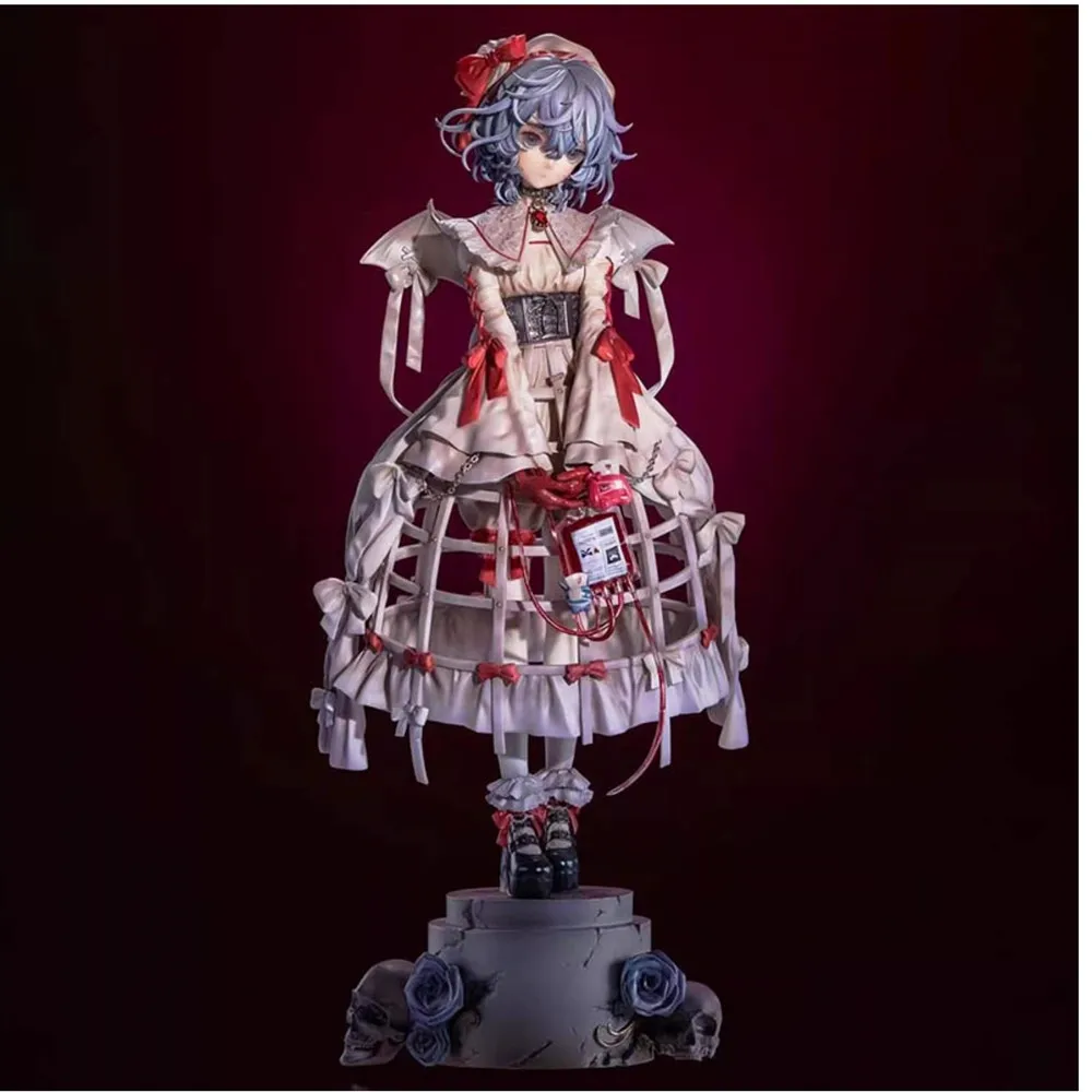 

Аниме-фигурка Ремилии Скарлет из Touhou Project, 27 см, с короткими волосами, коллекционная модель, украшение для рабочего стола, игрушка, подарок