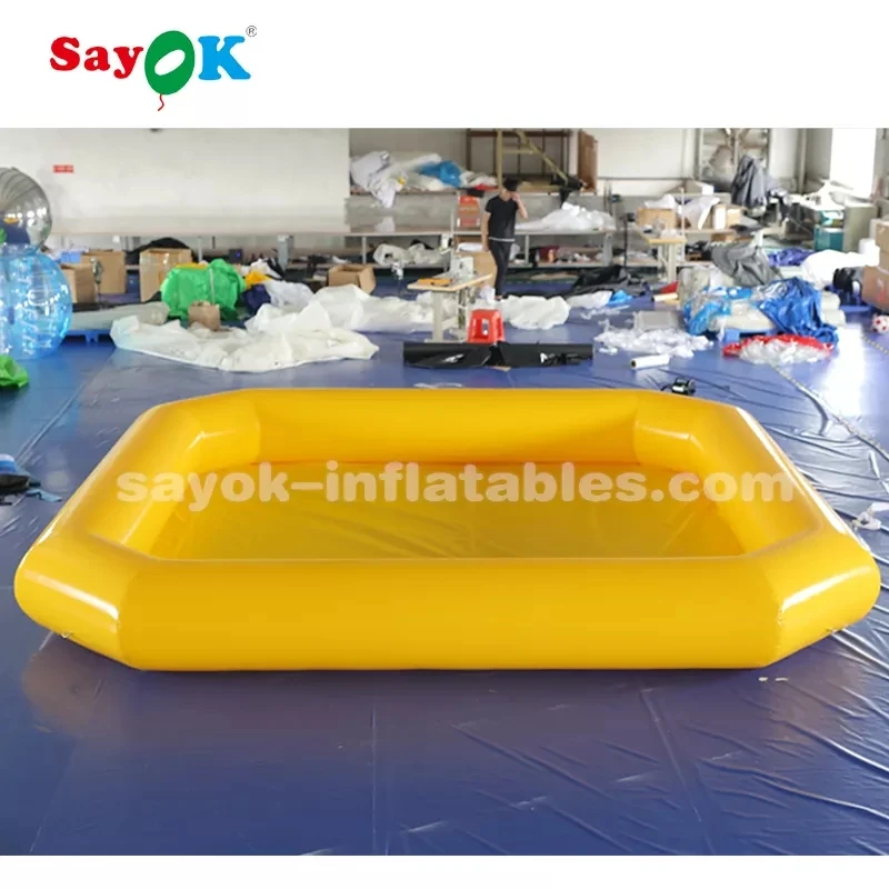 SAYOK-Grande piscine gonflable d'extérieur de 5m, avec pompe, pour l'été, pour enfants, famille et adultes