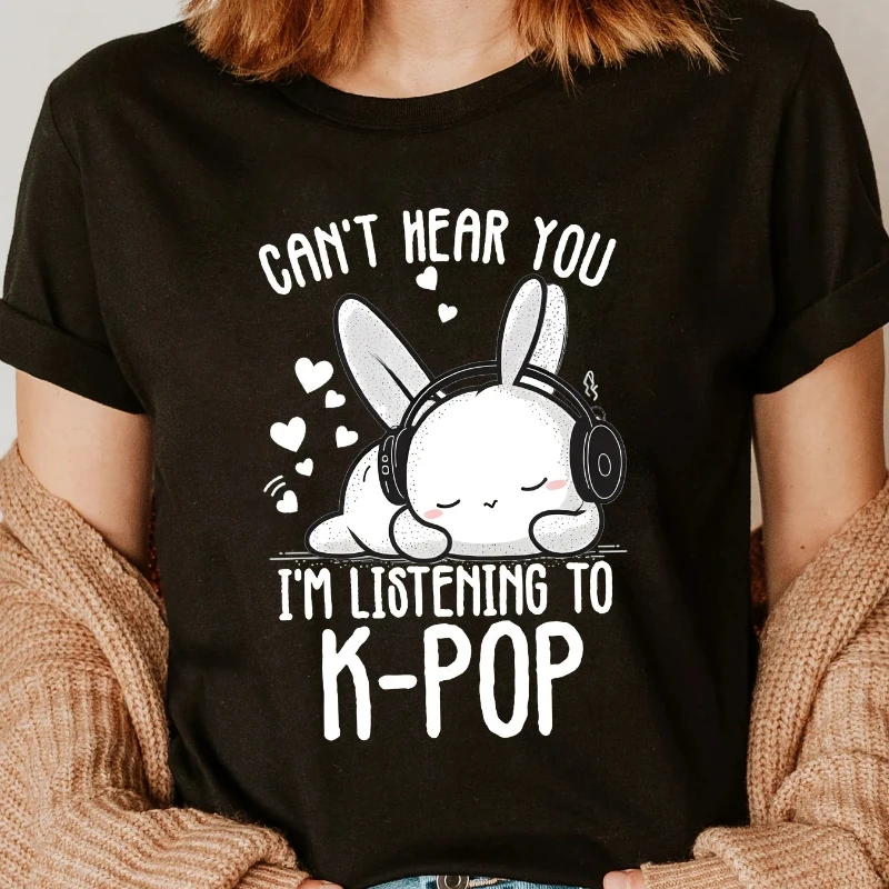 Women's Kpop Rabbit T-Shirt 