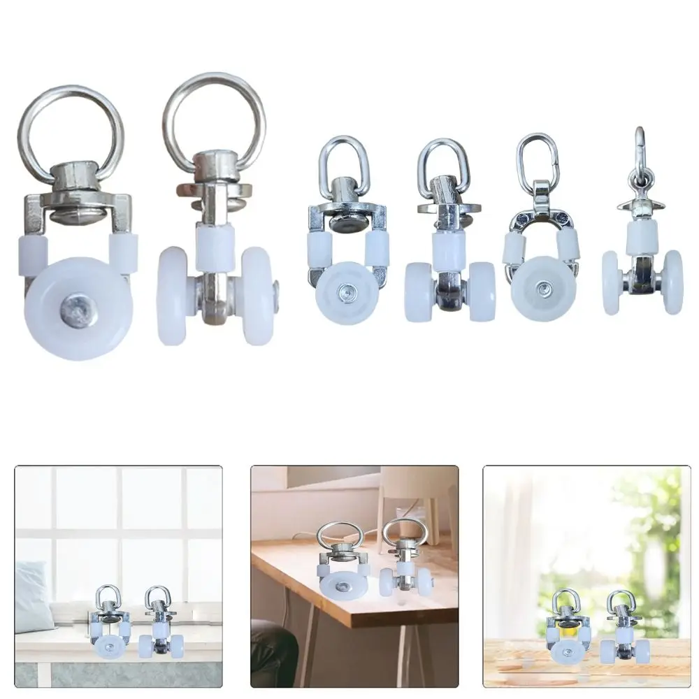 Silent Hooks Curtain Track Roller Multifunctional Durable Drapery Rail Sliding Glider Sliding Pulleys Rails