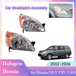 Car Headlight Assembly for Honda CR-V CRV 2 RD US 2002~2006 2003 2004 Front Fog Light Corner Halogen Side Lamp LED Accessories
