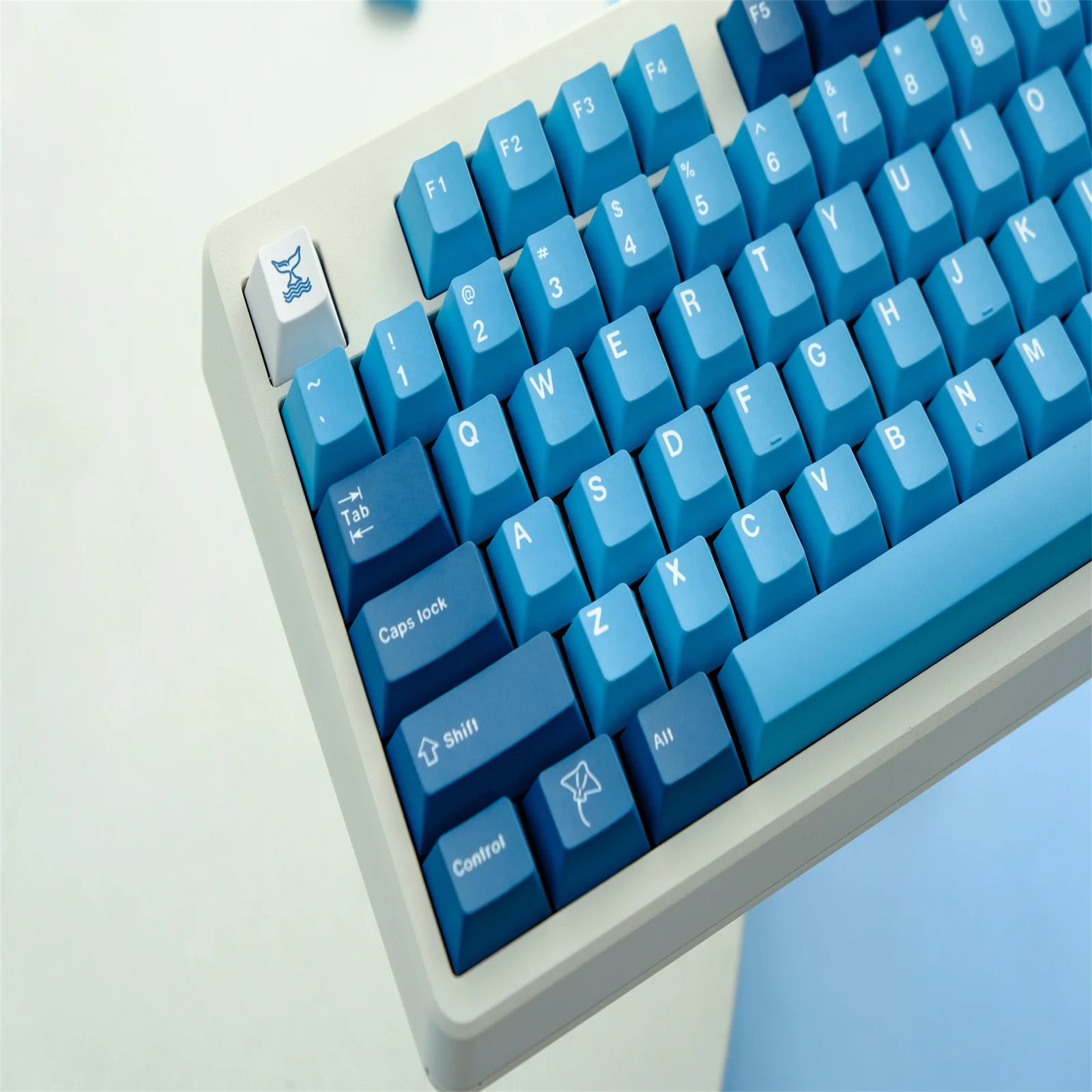 GMK Devil fish Keycaps Set 129 Keys PBT Keycaps Cherry Profile DYE-SUB Personalized GMK Keycaps For Mechanical Keyboard