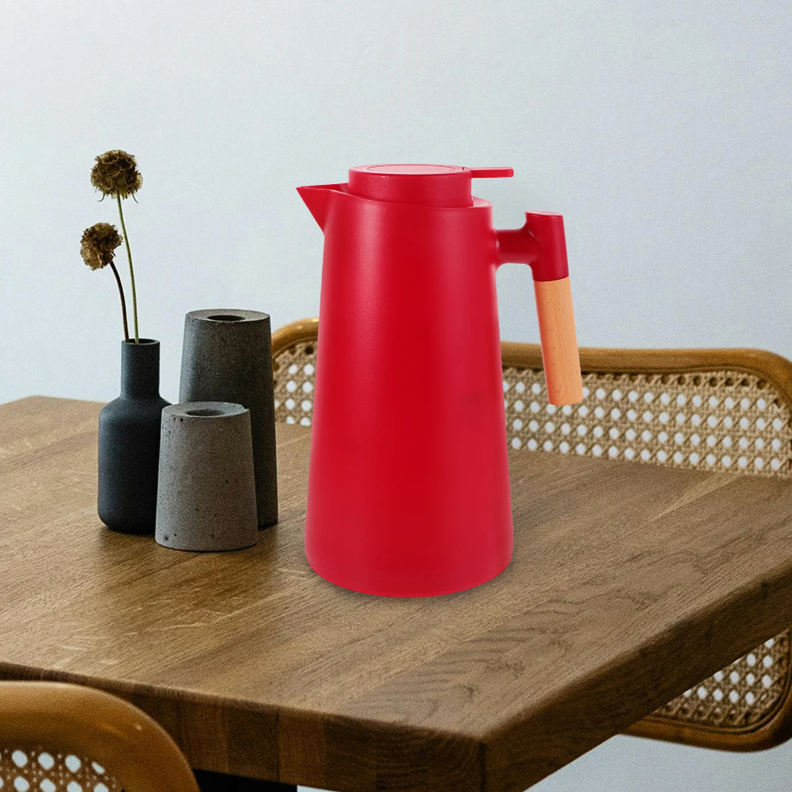 

Thermal Coffee Pot Insulated Water Jug Large Capacity Hot Drink Flask Bedroom Dispenser Pitcher Carafe Milk Jar