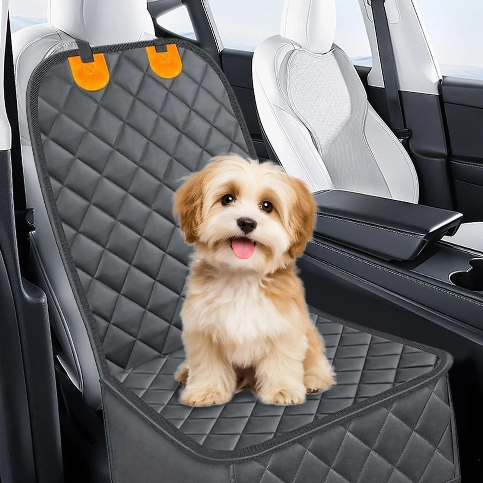 

Чехол на переднее сиденье для собаки, устойчивый к царапинам чехол на пассажирское сиденье для домашних животных, безопасный автомобильный коврик, автомобильный водонепроницаемый чехол на заднее сиденье для домашних животных